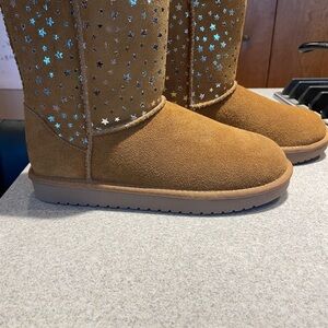 Koolaburra Tan Boots with Star Design $45